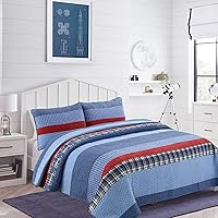 Vista 12 de Cozy Line Home Fashions Blue Sports Baseball Basketball Soccer Ball - Juego de colcha para niños y niños (deporte, individual, 2 piezas)