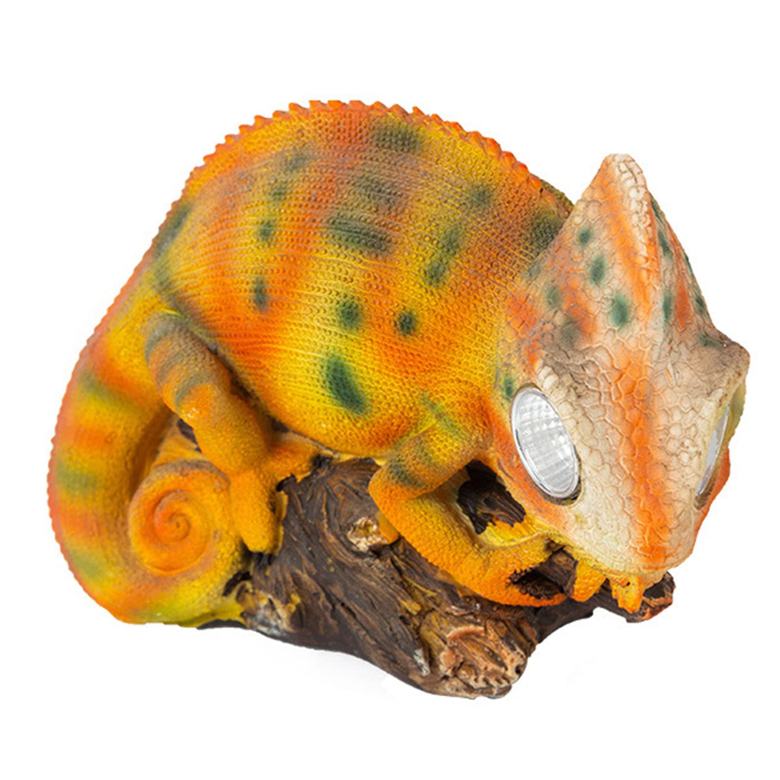 Figurine de lézards solaires et ornement de jardin réaliste pour décoration extérieure
