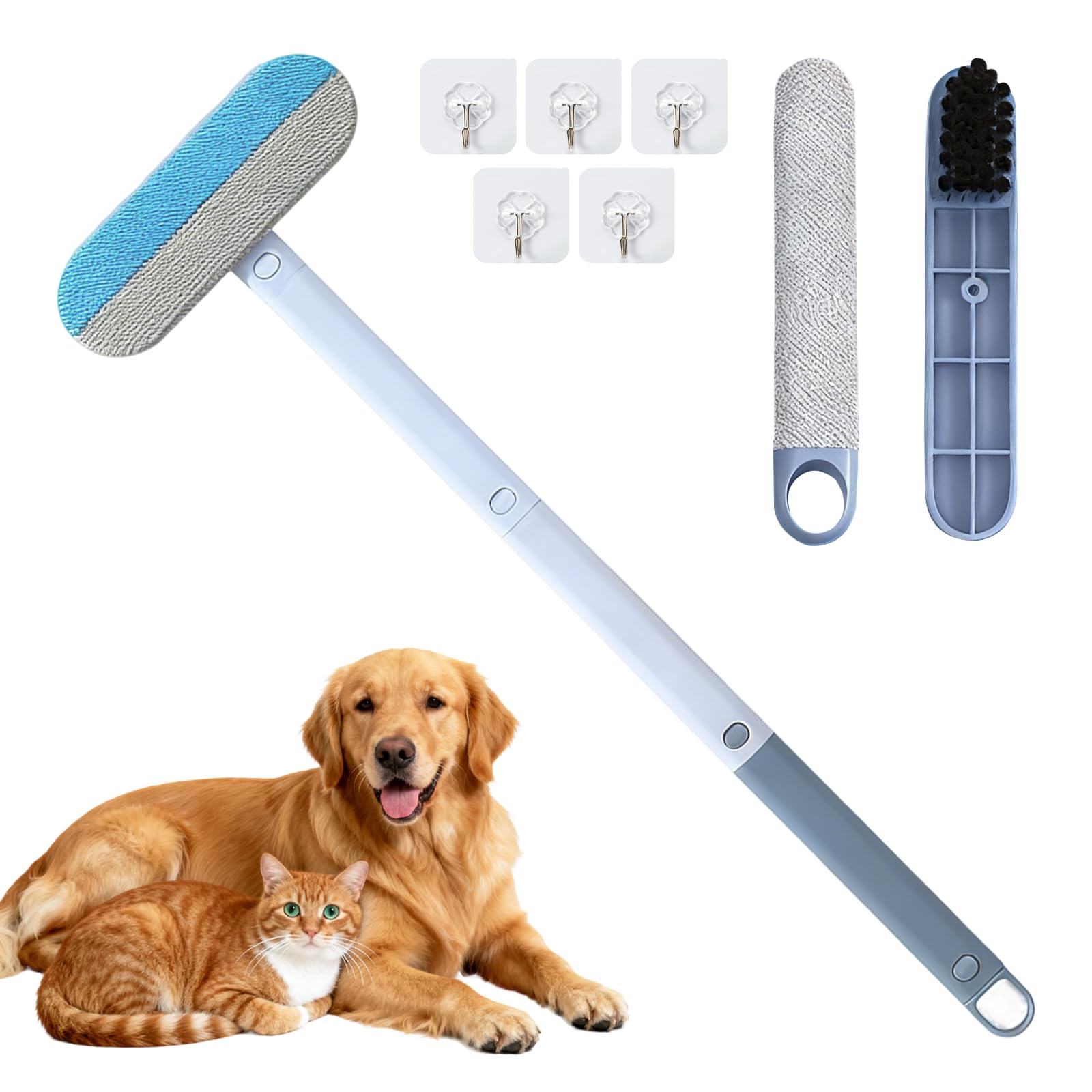 Multifunctional Pet Hair Remover Tool, 4 in1 Dog Hair Remover