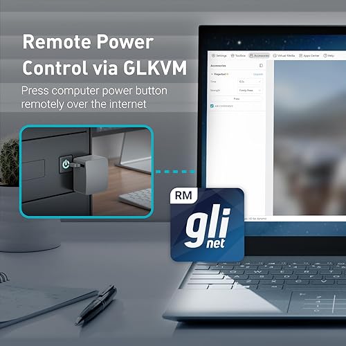 Miniatura 6 de GL.iNet Comet (GL-RM1) y Fingerbot - Control remoto de potencia para PC
