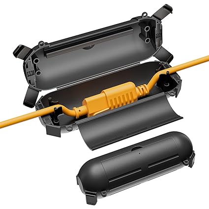 iwillink 2 Pack Outdoor Extension Cord Cover Waterproof