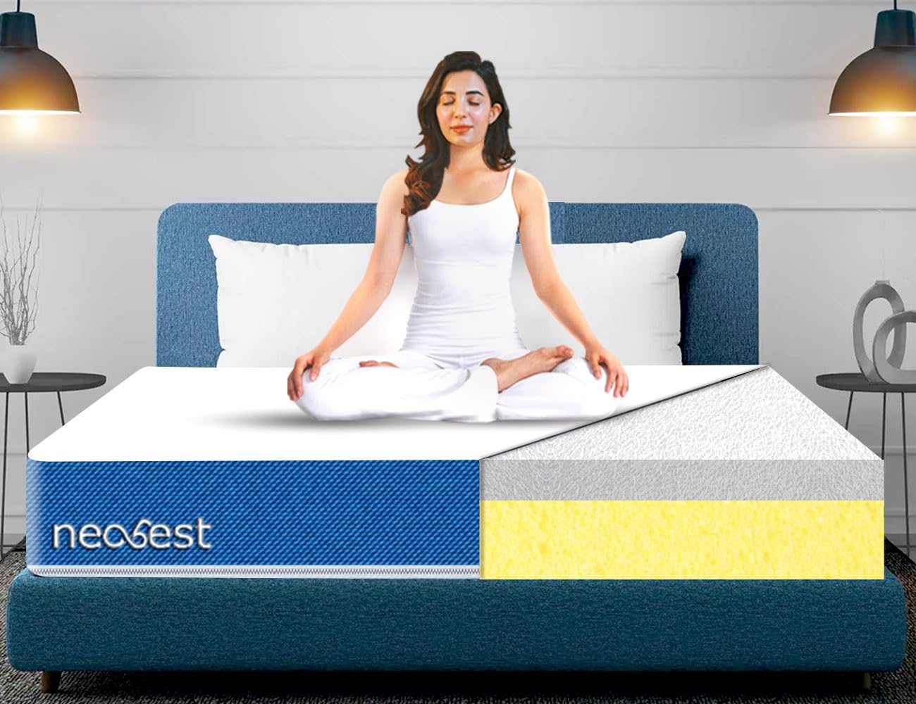 NEOBEST - Orthopedic Dual Comfort Soft & Firm 6 inch Queen High Resilience (HR) Foam Mattress, 75x60x6 inches (Queen Size) (B0CRH57H53) Amazon Price History, Amazon Price Tracker