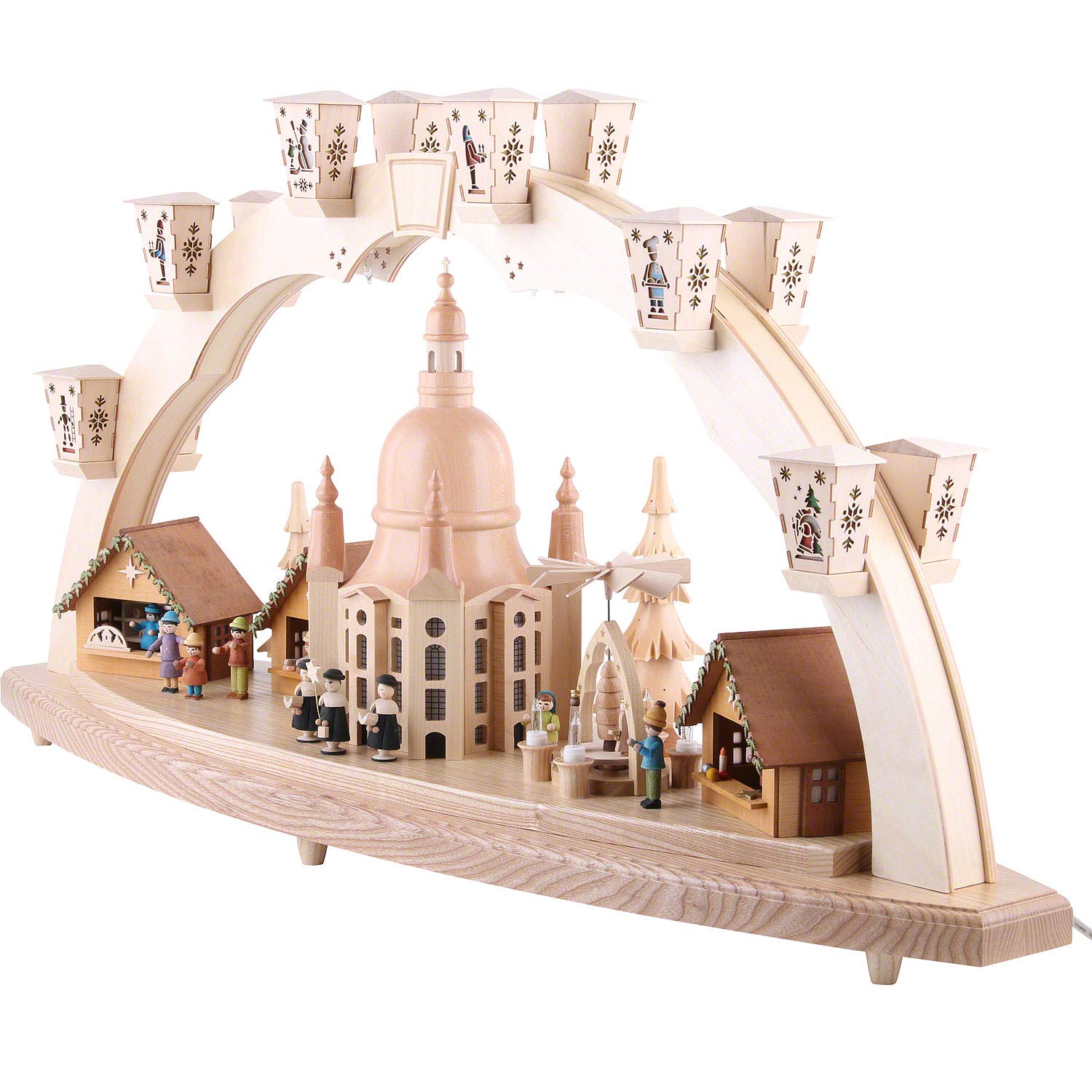 Alexander Taron 29325N German Pyramids-Extra Large Paraffin Wax Colored Candles, Yellow