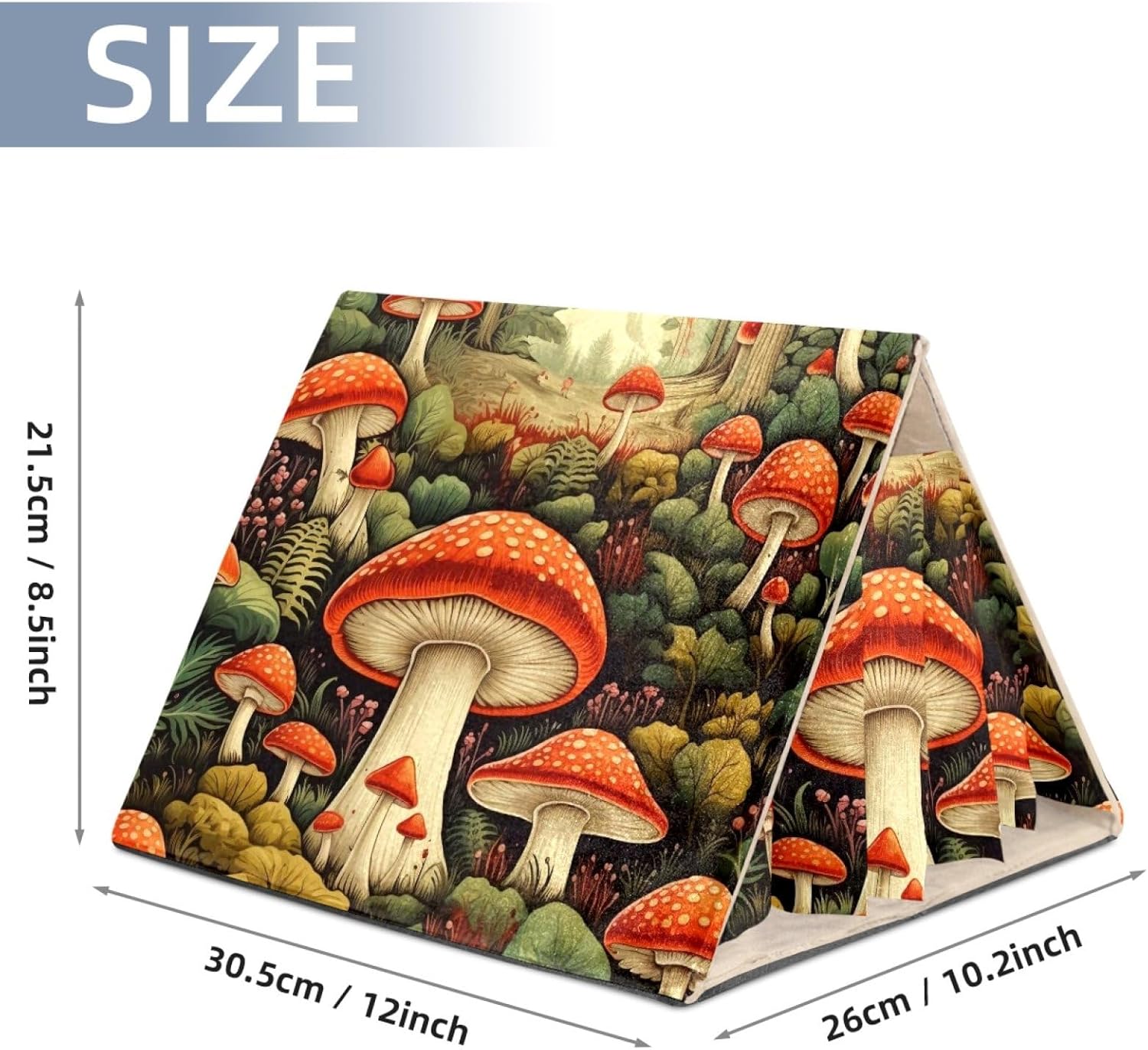 MAgiLL Guinea Pig Bed, Comfortable Hamster House, Hiding Place for Small Pets, Foldable Bed nest, Suitable for Short Rabbits, Rabbits, Ferrets, mice, Hedgehogs, and Creative Chinchilla Mouse nest