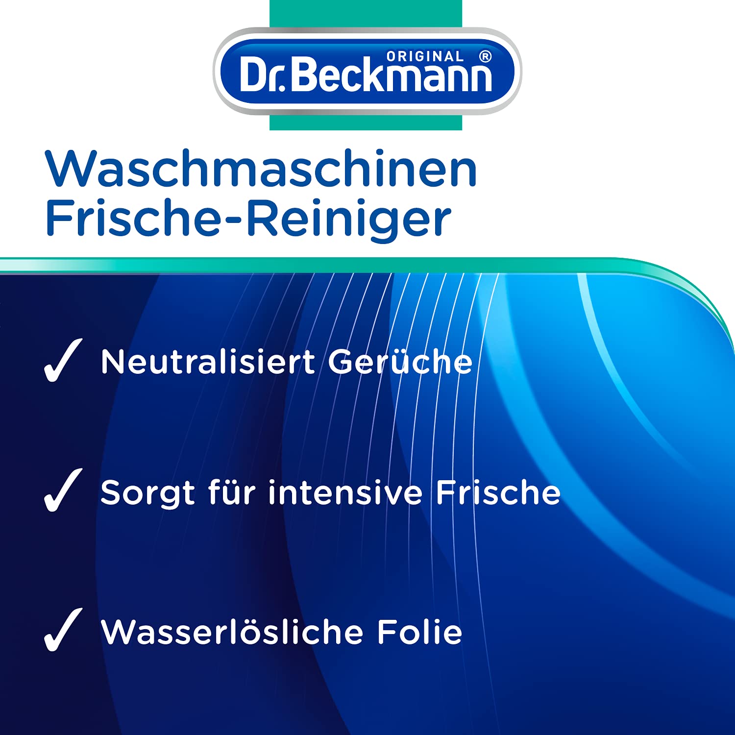 Dr. Beckmann Waschmaschinen Frische-Reiniger | Maschinenreiniger im praktischen Cap-Format | 36x 20 g
