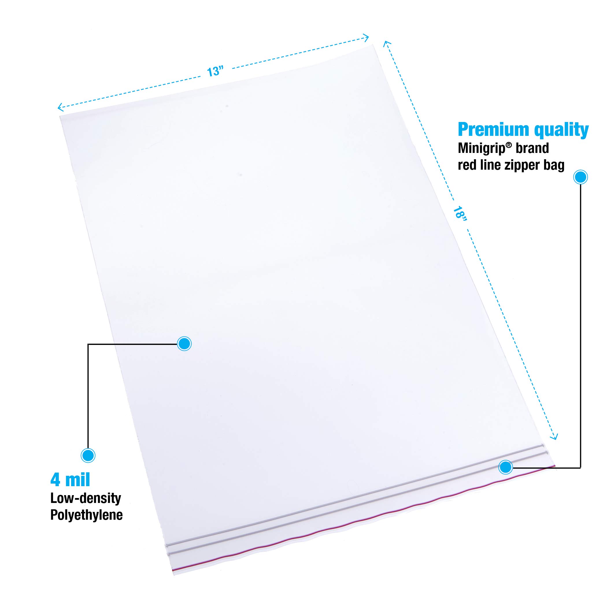 Nasco Whirl-Pak B01018WA Bags for Seward Stomacher Lab Blenders (Pack of 500)