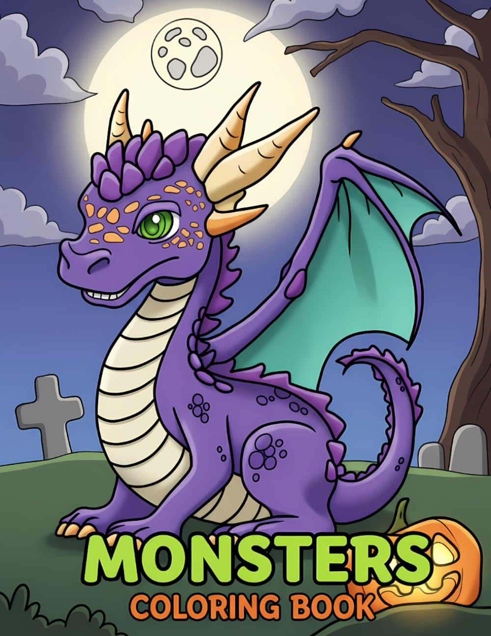 Monsters Coloring Book for Kids: Creepy Characters and Creatures to Spark Imagination, Stress Relief, and Creative Confidence