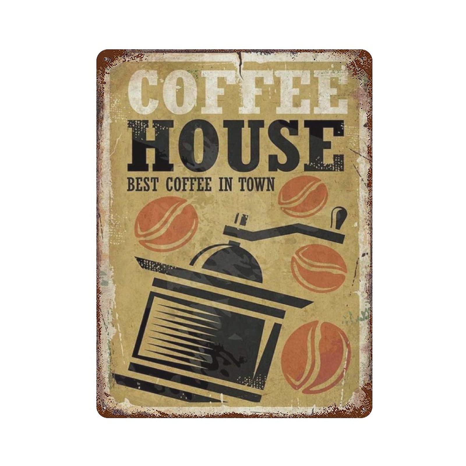 Man Cave Rules Retro Metal Plaque Vintage Great Aluminum Tin Sign Wall Decoration 15.7"x11.8"