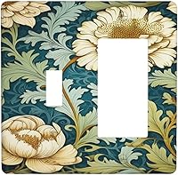 Vista 102 de Cubiertas Decorativas de Arte para Interruptores de Luz, Hojas de Otoño, Placa de Pared de Palanca Individual, Cubierta Decorativa de Interruptor