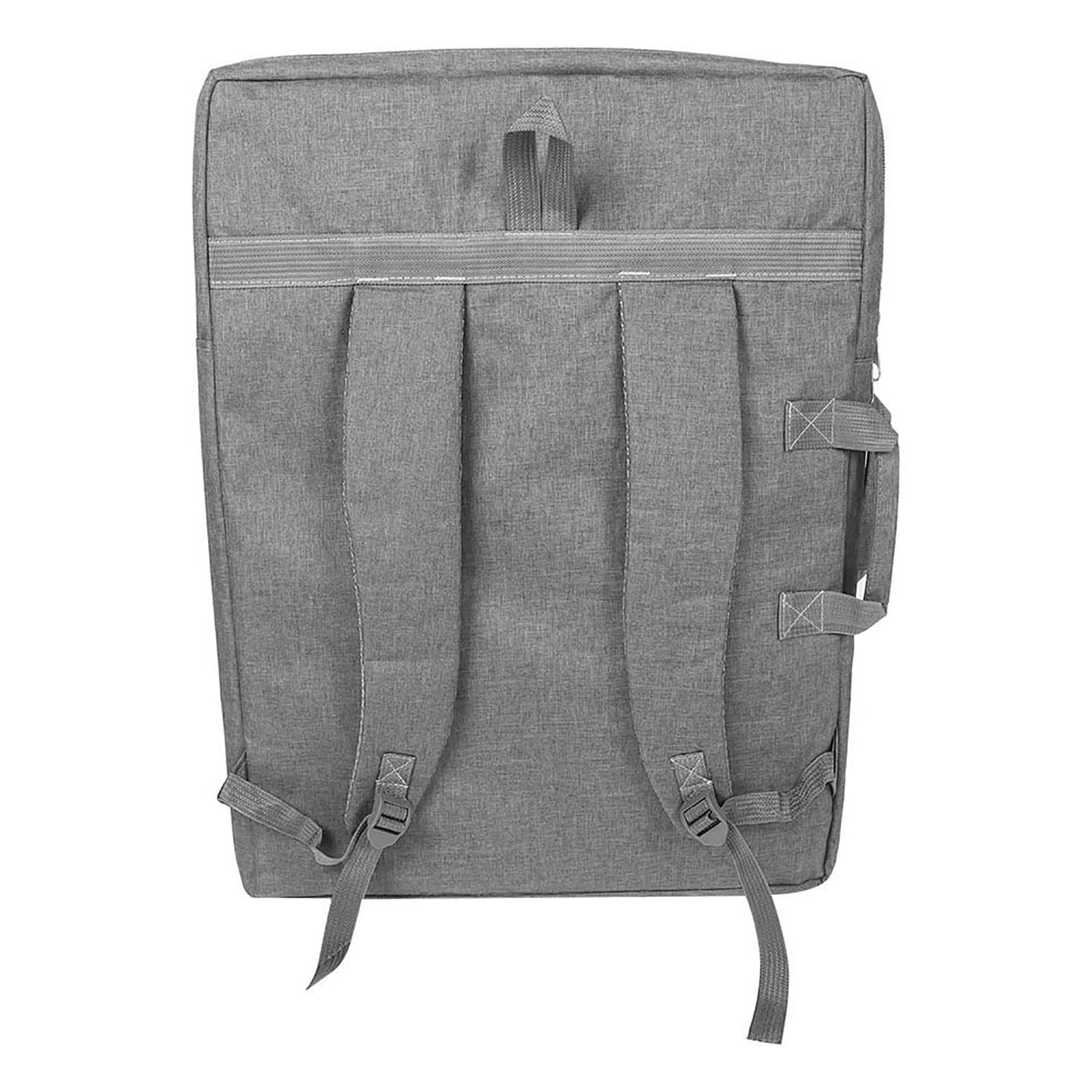Cartella per artisti Zaino Tote 4K da trasporto per arte impermeabile Borsa a tracolla Borsa da disegno grande per schizzi Pittura Art Forniture(grigio) Painting Tools
