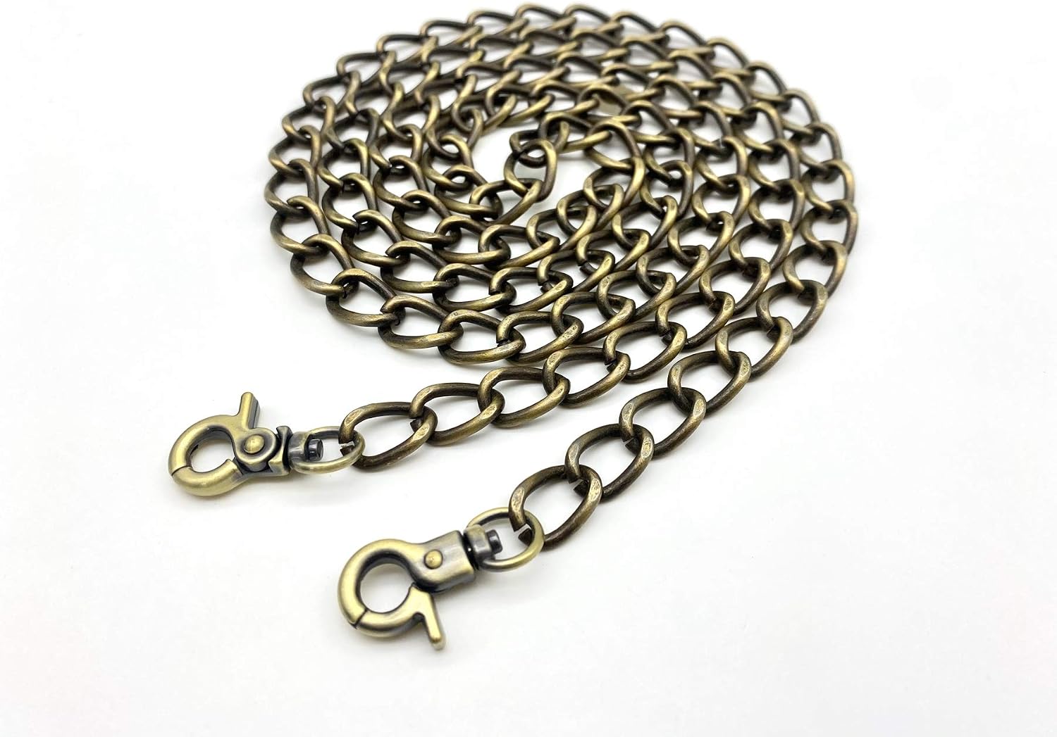 Custom Personalized Bag Purse Crossbody Shoulder Cable Chain Strap Handles Replacement Extender 47 Inches / 120cm Anti Brass K137