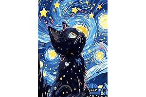 RYMILIE Cheshire Cat Diamond Painting Kits, Full Drill Diamond Art Paintings for Beginners