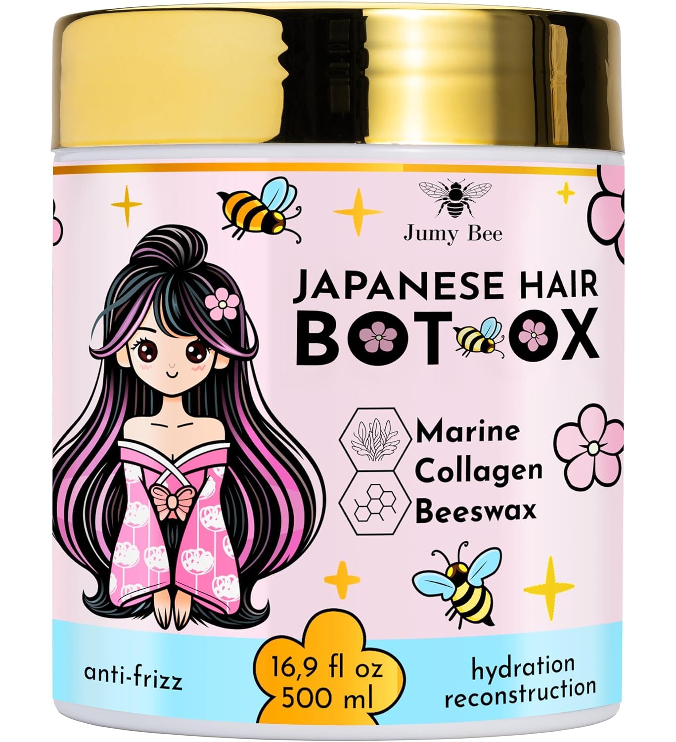 Amazon.com: Jumybee Japanese BTX Hair Mask for Damaged Hair B-TOX