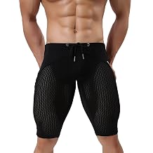 BRAVE PERSON Mens Fashion Breathable Mesh سراويل تدريب مرنة سروال سباحة سروال الشاطئ 2240