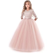 TTYAOVO Girls Embroidery Prom Gowns Luxury Wedding Birthday Party Princess Long Dress