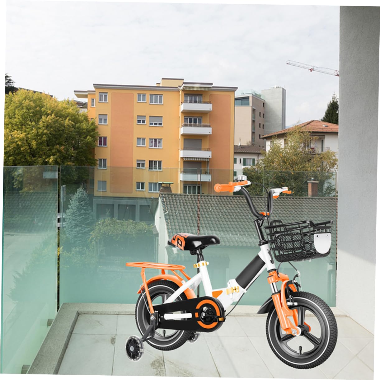 Kisangel 2paia Ruote di Allenamento per Bicicletta per Ragazzo Accessori per Bici per Ragazzo Rotelle di Allenamento per Bicicletta