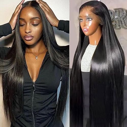 Miniatura 10 de Lemoda SKINLIKE - Pelucas de encaje real HD de 210 % de densidad, pelucas de encaje frontal completo de 13 x 4, pelucas de cabello humano virgen