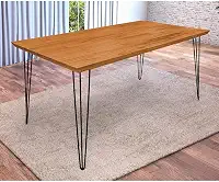 Mesa Jantar Lanna 1,60m Madeira Maciça - Imbuia