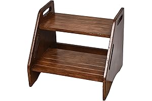 Two-Tier Wooden Step Stool for Toddlers: Ultimate Safety and Comfort for Little Adventurers