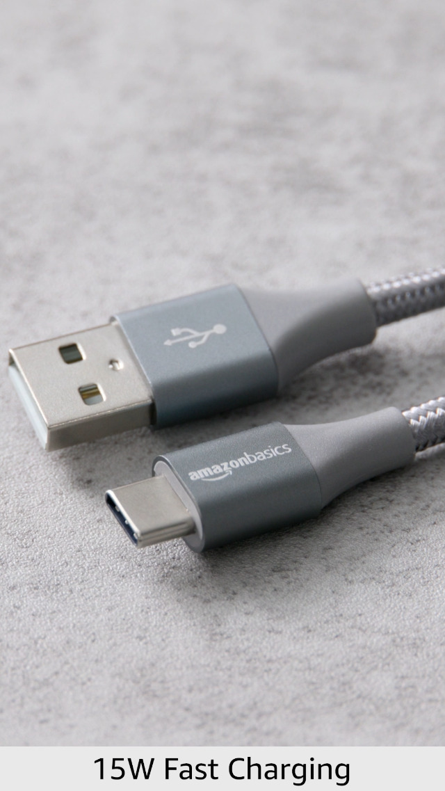 Amazon.com: Amazon Basics USB-C to USB-A 2.0 Fast Charger Cable