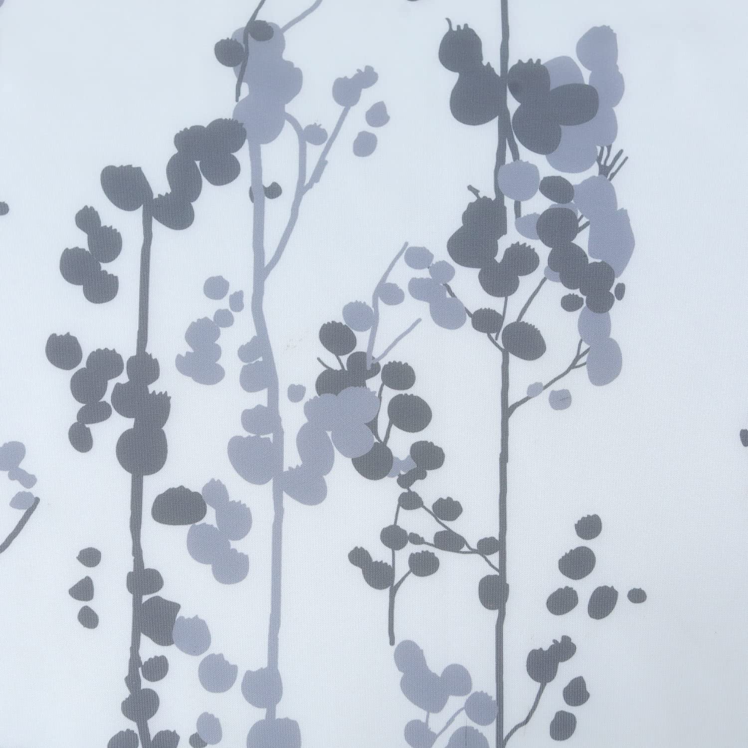 ESLIR Schiebegardinen Voile Flächenvorhänge Set 2er Schiebevorhang Modern Gardinen mit Schlaufen Transparent Vorhang Grau BxH 57x225cm 2 Stück
