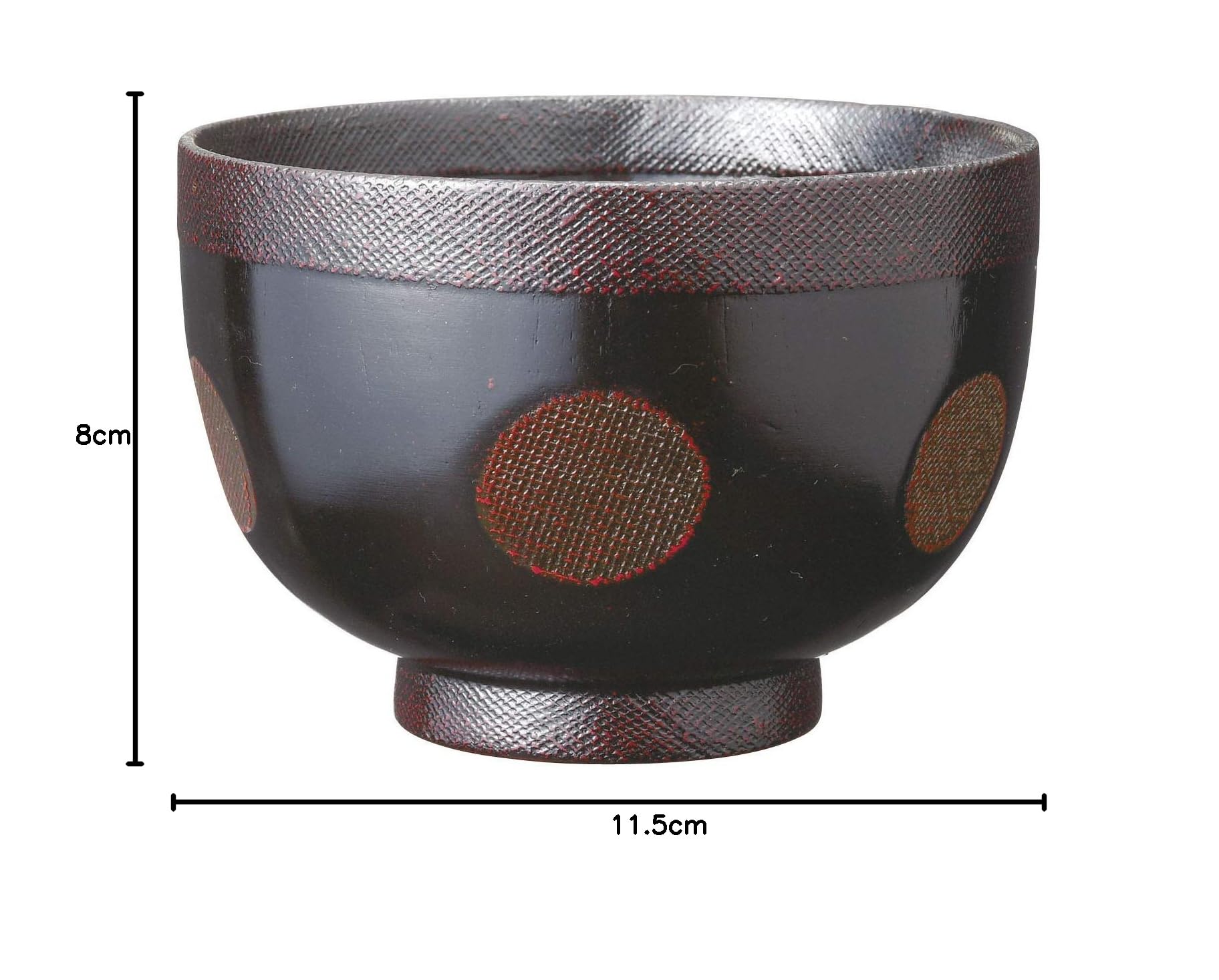 achan　0710 Ase Shinzo Shoten F0710 Soup Bowl, Upholstered Extract, Akebono