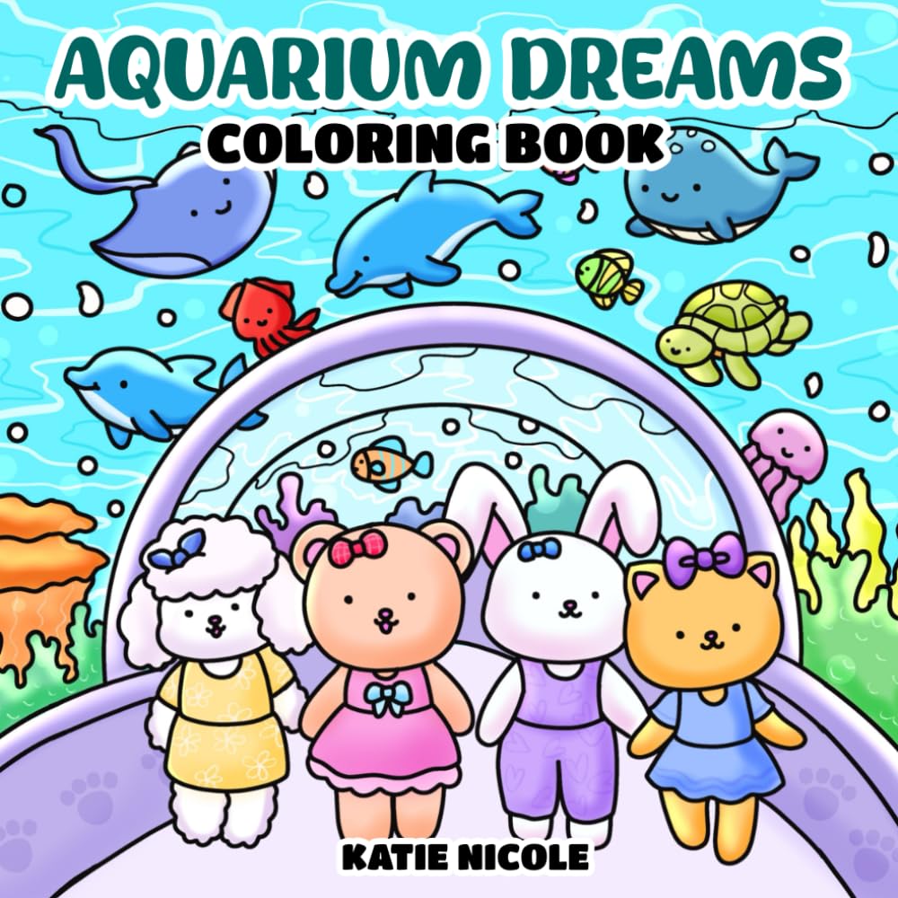 Aquarium Dreams: Coloring Book