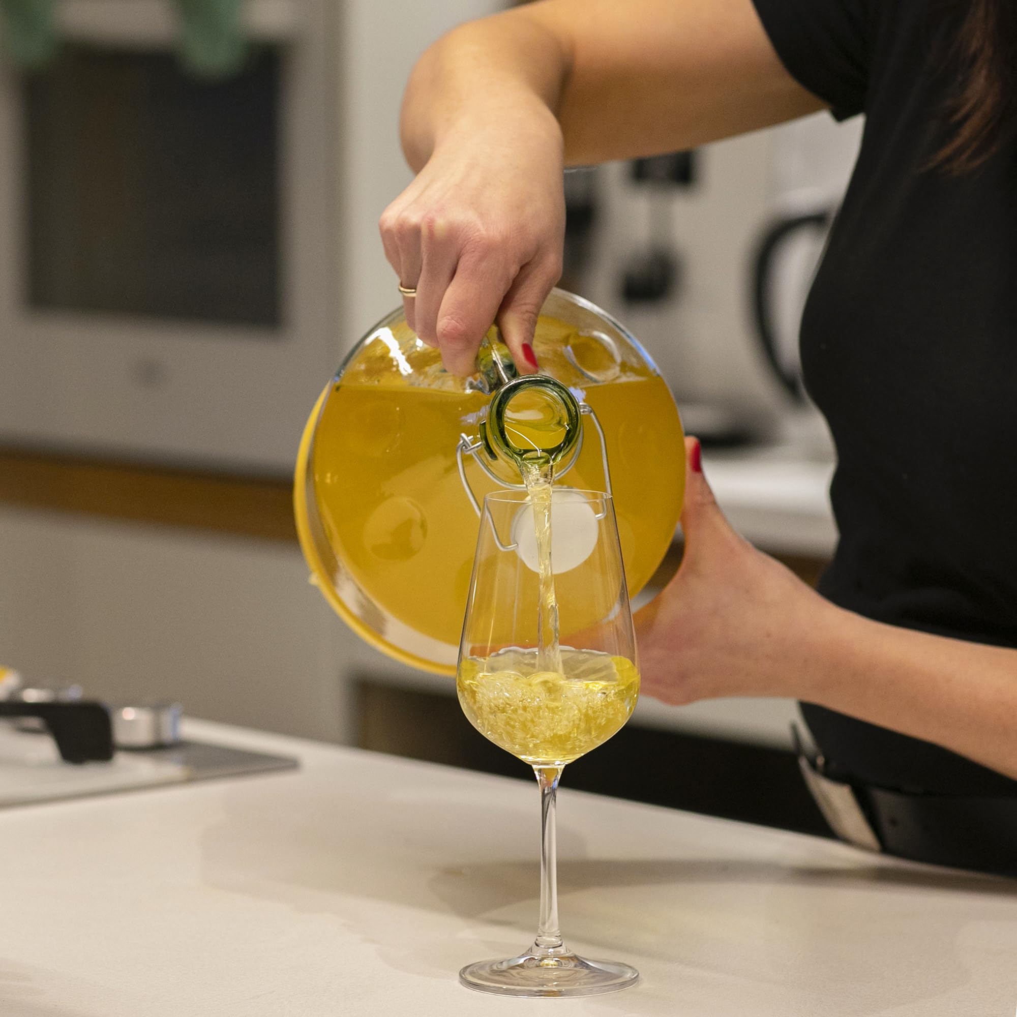 Botella de cristal 5 litros globo de fermentación Unbekannt