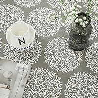 Vista 4 de Bringsine - Mantel de lino lavable, diseño vintage, varios tamaños