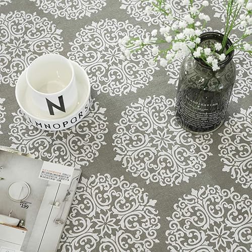 Miniatura 4 de Bringsine - Mantel de lino lavable, diseño vintage, varios tamaños