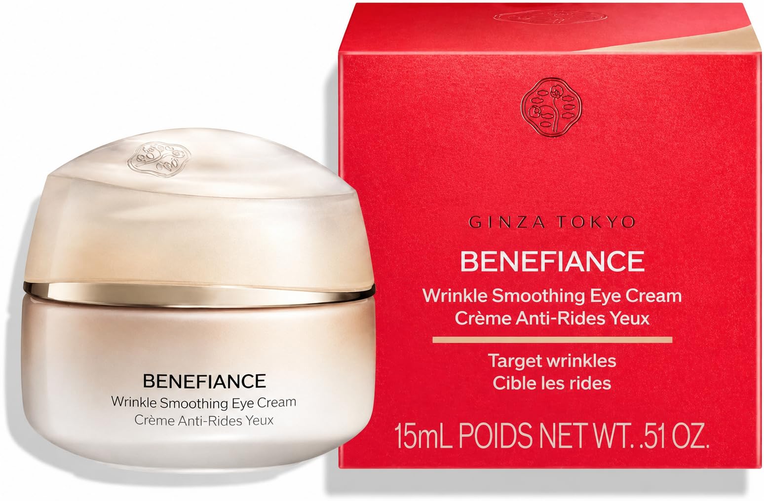 Benefiance Crema Occhi Anti-Rughe, 15 ml, Crème Anti-Rides Yeux