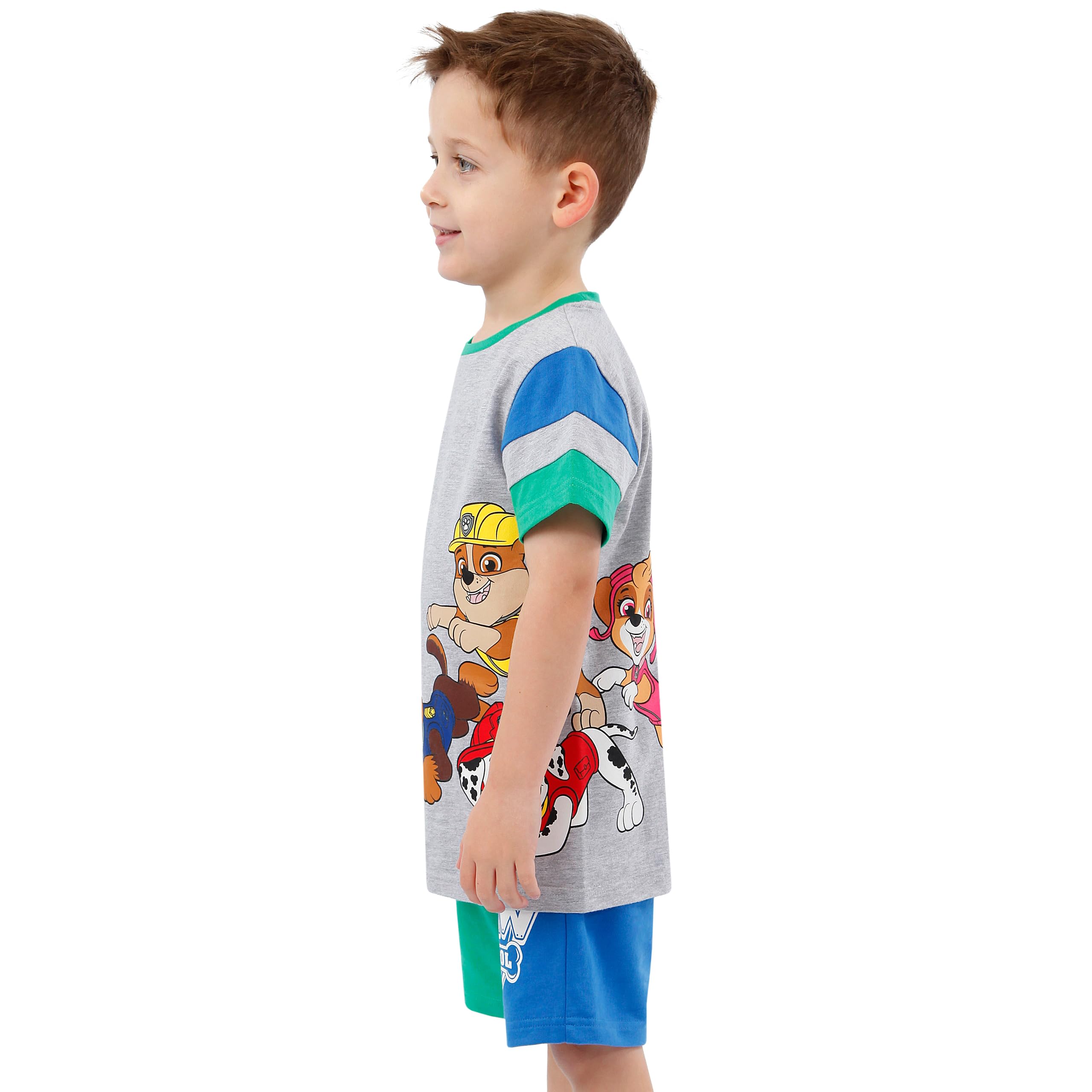 Paw Patrol Outfit | Vêtements Pour Garçons | Ensemble Short Tee Shirt Garçon