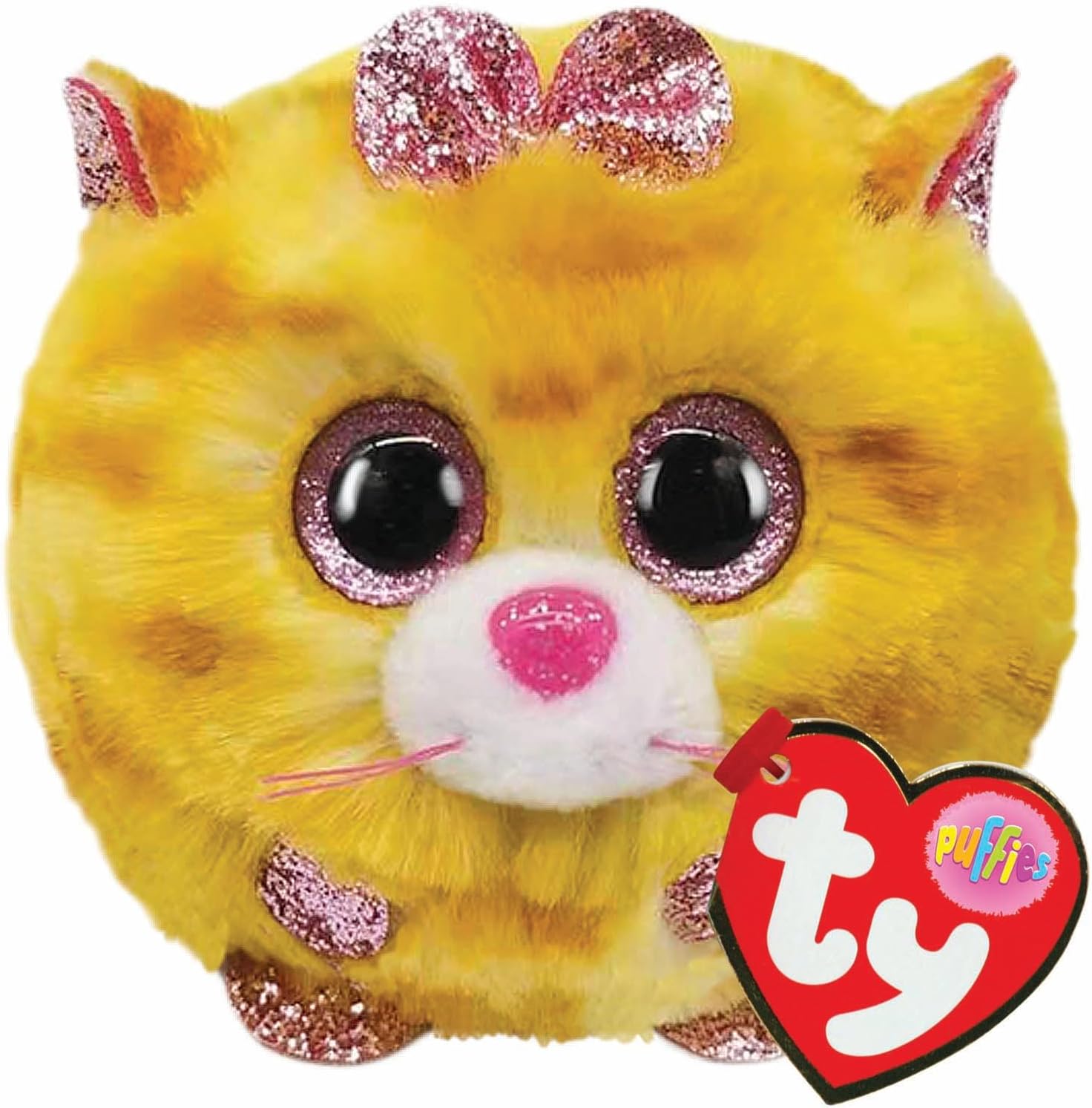 Ty UK Ltd 2005124 Tabitha Cat Puffies Plush Animal, Multicolor, 7cm