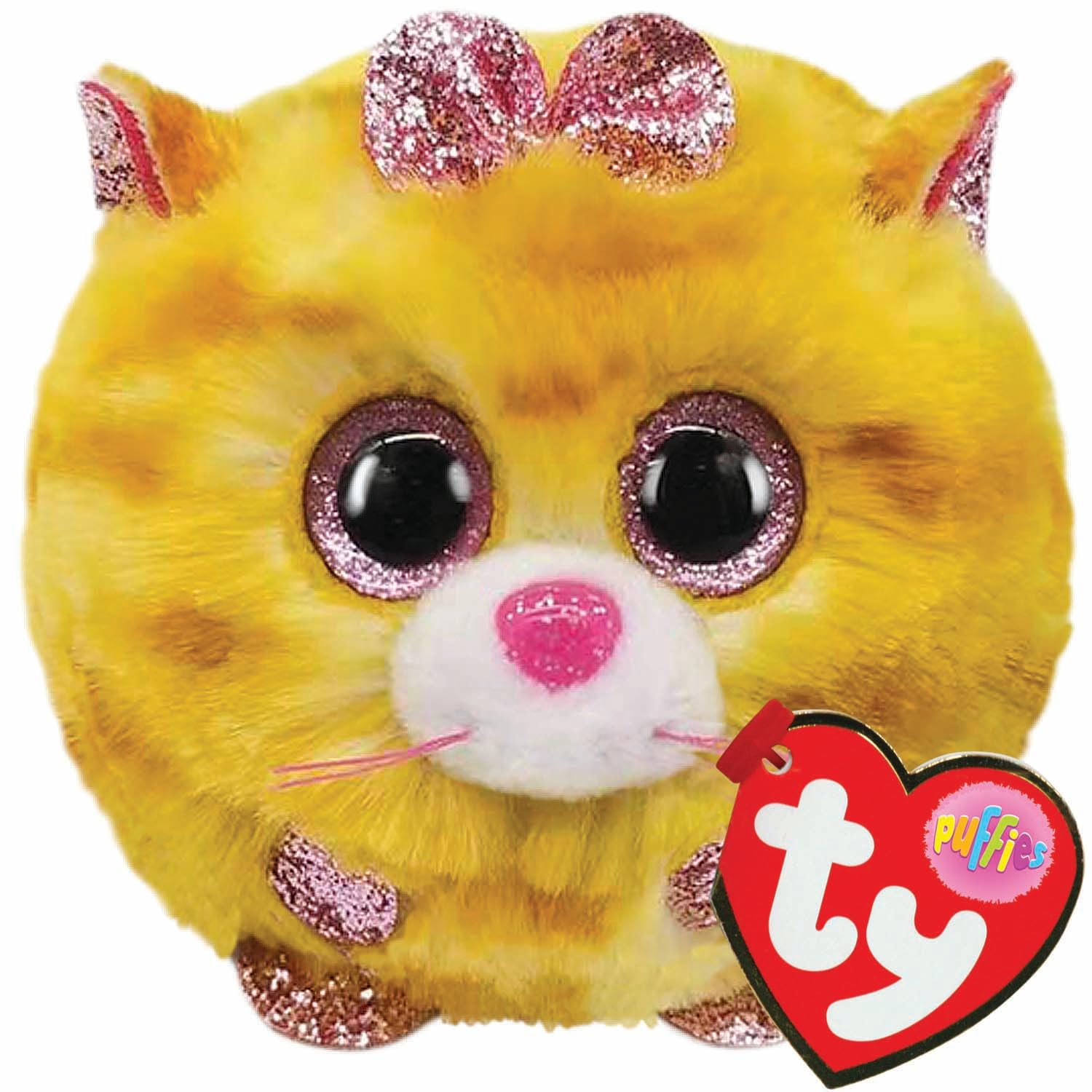 Ty UK Ltd 2005124 Tabitha Cat Puffies Plush Animal, Multicolor, 7cm