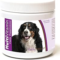 Vista 101 de Healthy Breeds Multivitamínico siberiano Husky para perros, suplemento diario recomendado por veterinarios, sabor a tocino, 60 masticables suaves