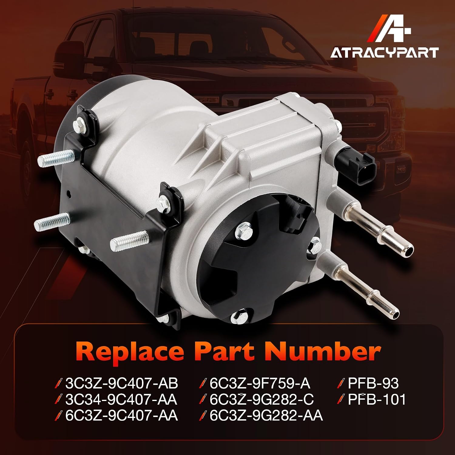 6.0L Diesel Fuel Pump Assembly Compatible with Ford F250 F350 F450 F550 Super Duty, Excursion 2003-2007 | Replace PFB101, 6C3Z-9G282-C, 6C3Z9F759A