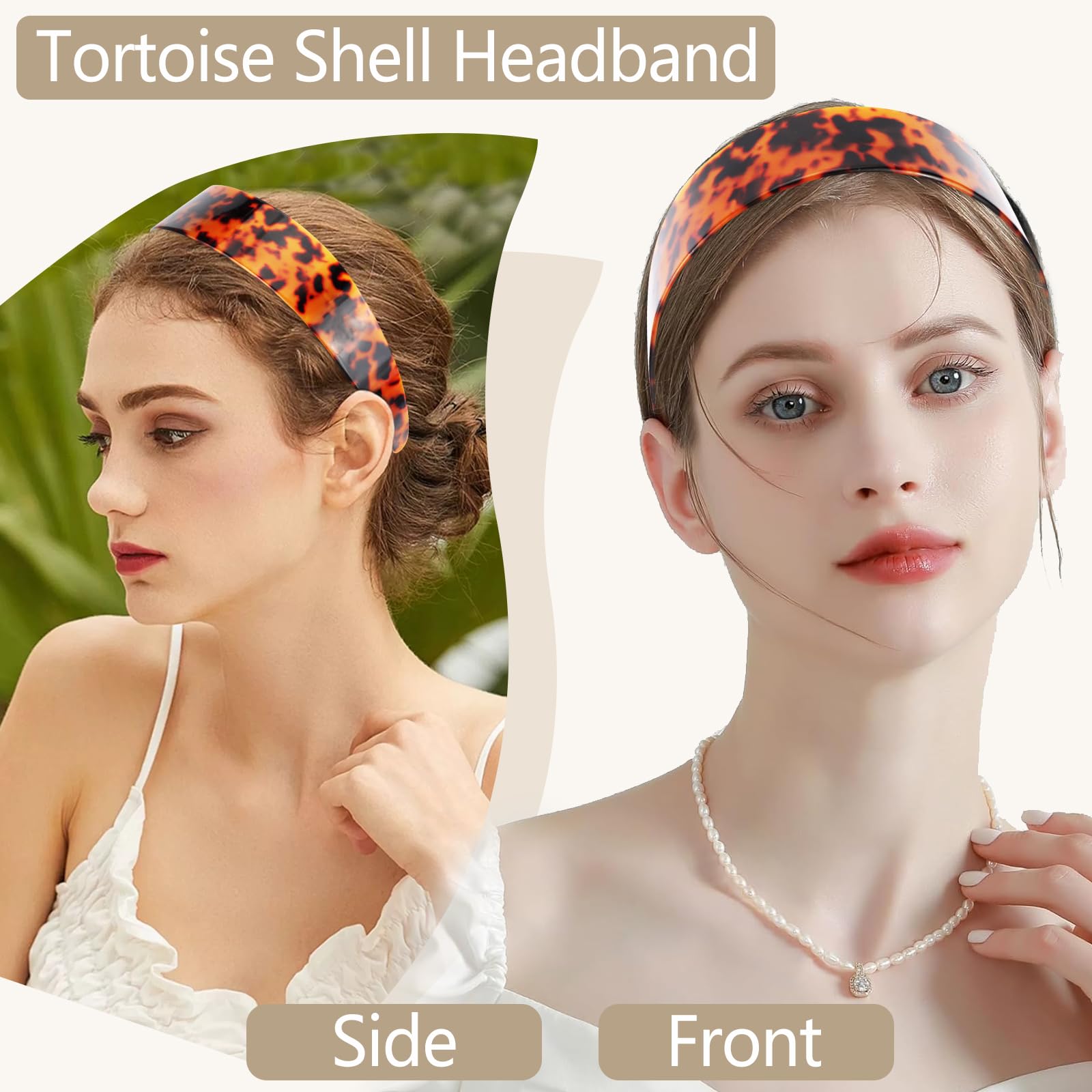 Amazon.com : Vovii Tortoise Shell Headband with Teeth for 