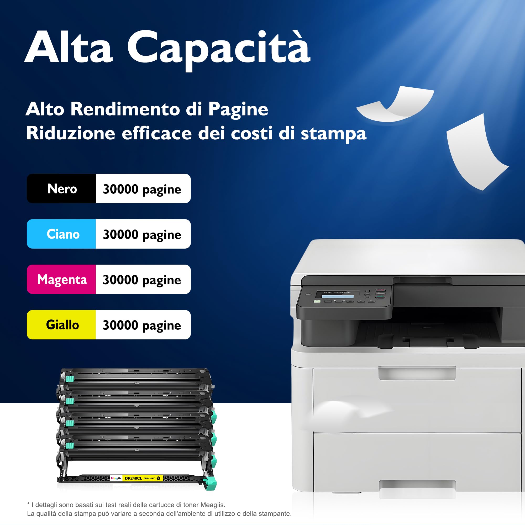 DR248CL Unità del tamburo Compatibile per Brother DR248CL DR-248CL tamburo per Brother HL-L3240CDW DCP-L3560CDW MFC-L3760CDW HL-L3215CW HL-L3220CW DCP-L3515CDW DCP-L3520CDW (4 Pacchetto)