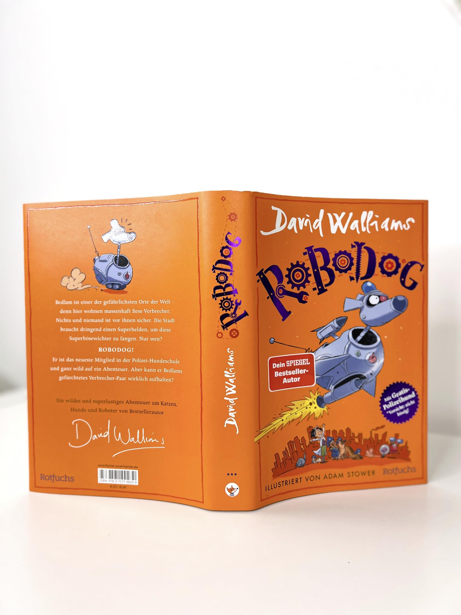 Robodog: Cooles Superhelden-Abenteuer mit dem lustigsten Hund der Schurkengeschichte │ Für Kinder ab 9 Jahren von David Walliams
