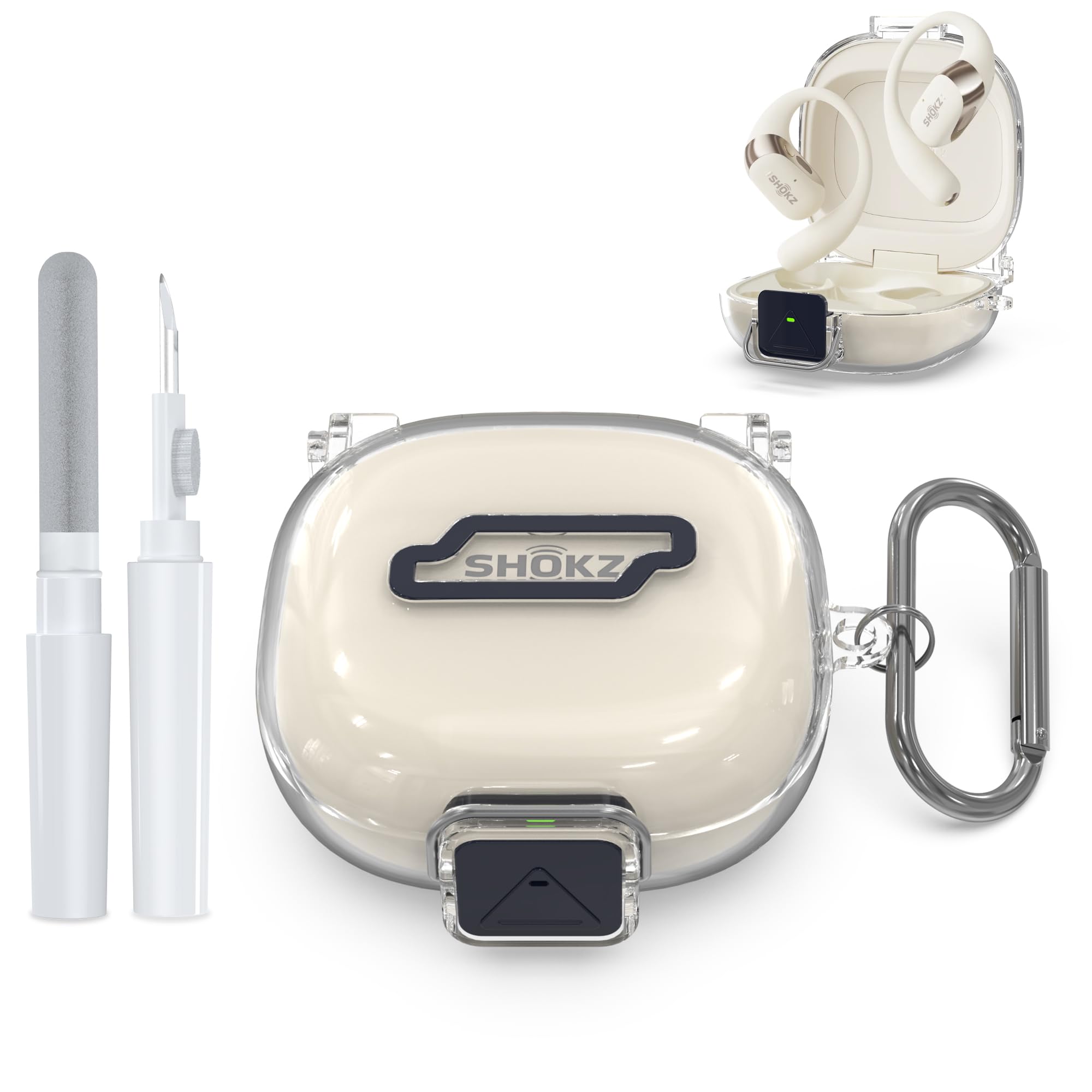 ののむー SHOKZ OPENFIT ケース付き Amazon.co.jp: Shokz OpenFit 2+カバー用TPUケース 安全なロック付き