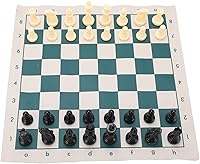 Vista 5 de Generic PVC Portable Chess Travel Portable Folding Chess Sets for Indooroutdoor Play Relaxation