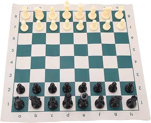 Miniatura 5 de Generic PVC Portable Chess Travel Portable Folding Chess Sets for Indooroutdoor Play Relaxation