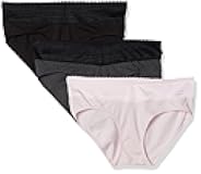 womens Blissful Benefits No Muffin 3 Pack Hipster Panties