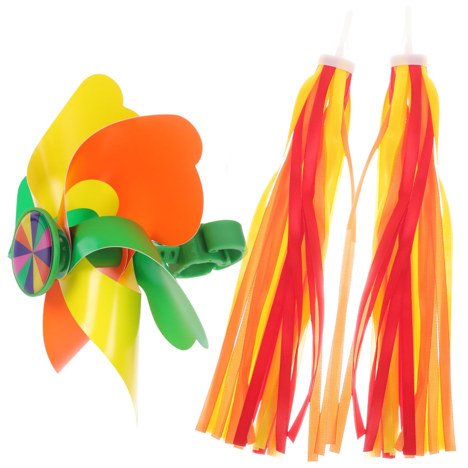 Toyvian 1 Set Bike Streamers Tassel Ribbons Accessories for Scooters Fun Bike Decor for Tricycles Handlebars Unique Present Idea