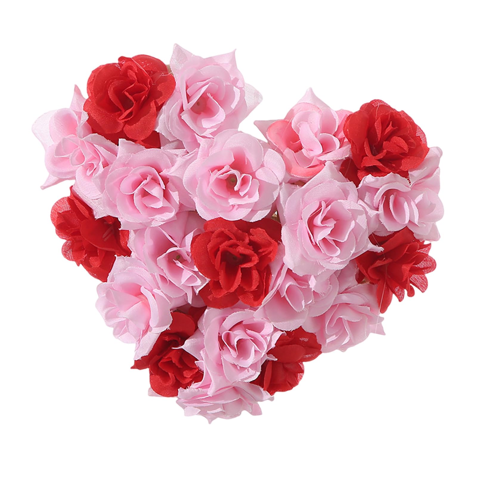Heart Shape Wreath Romance Heart Wreath Hanging Adornment for Valentines Day Dining Room or Gift Romance Decoration