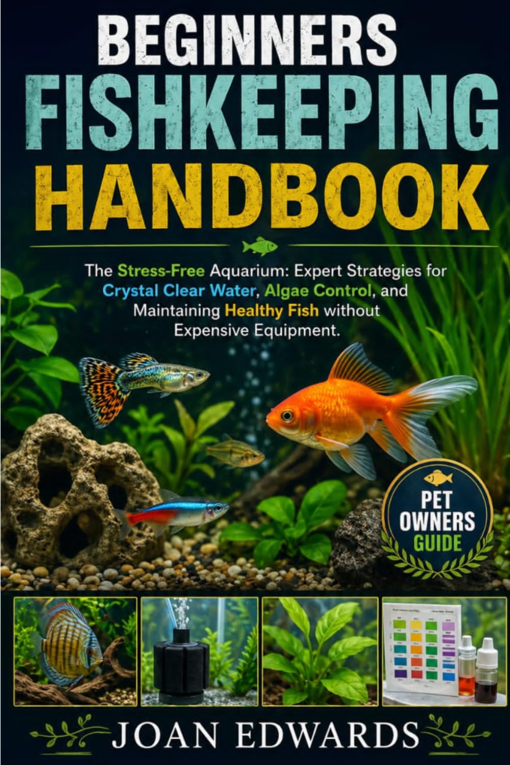BEGINNERS FISHKEEPING HANDBOOK: The Stress-Free Aquarium: Expert Strategies for Crystal Clear Water, Algae Control, and Maintaining Healthy Fish without Expensive Equipment.
