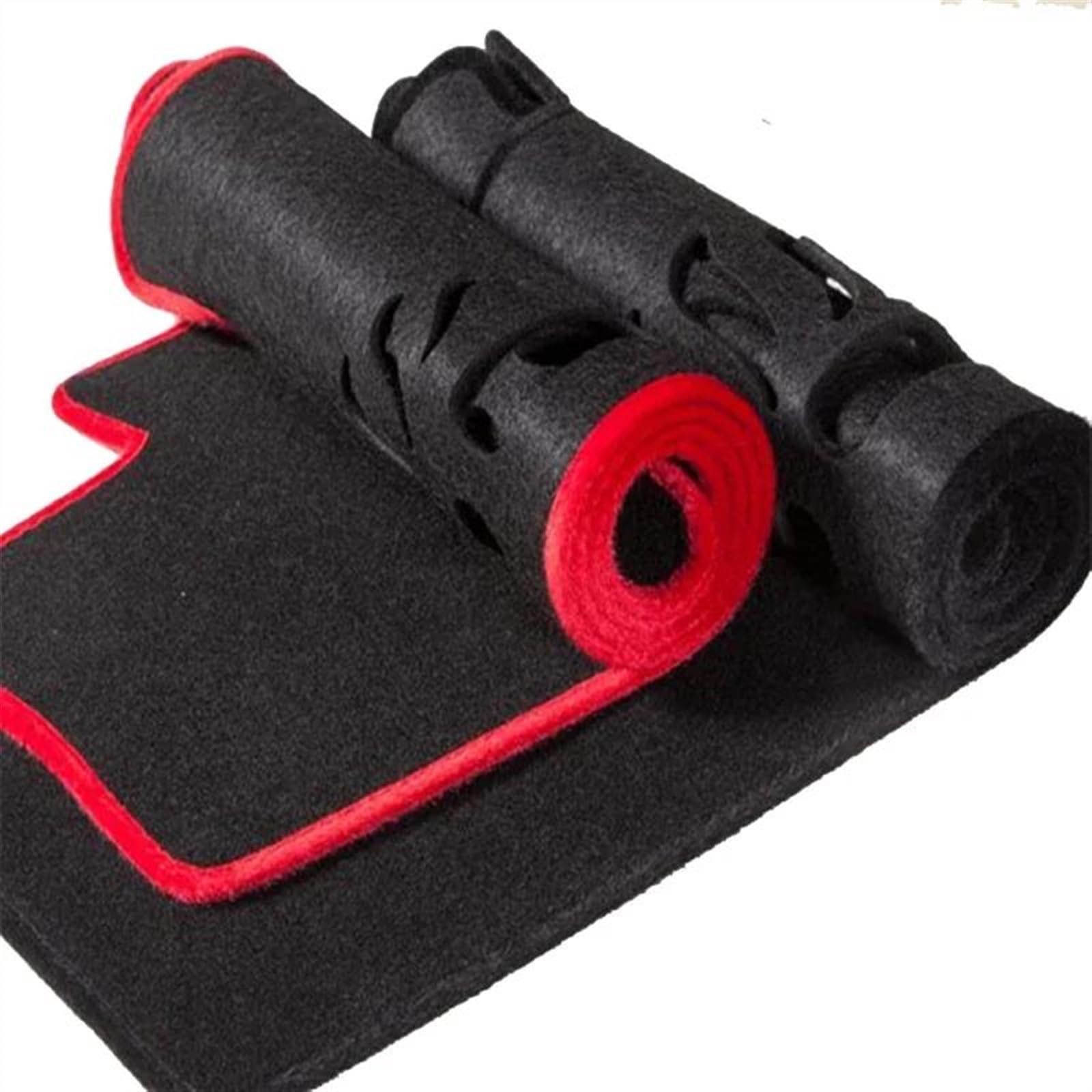 Couverture De Tableau De Bord De Voiture, Tapis De Tableau De Bord Pour Mazda 6 GH 2008 2009 2010 2011 2012, Pare-soleil Automatique Accessoire intérieur(Rosso)