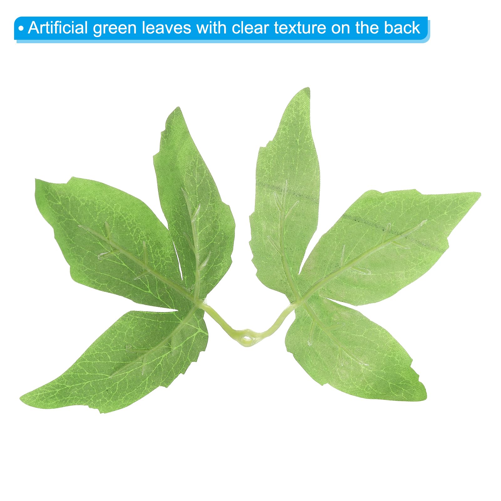 PATIKIL 5.5x5.1 Artificial Green Leaves, 60 Pcs Bulk Greenery Leaves Fake Peony Leaves Fake Leaves for Wedding Bouquets Wreaths Decor - Image 3