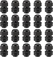 Vista 12 de Prensaestopas PENGLIN - Conector de cable de nailon NPT de 1-1/2 pulgadas, conector de cable de alivio de tensión, tuerca de bloqueo ajustable