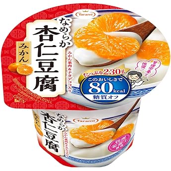 Tarami Smooth Apricot Tofu Mandarin Orange 80 kcal, 8.1 oz 230 g x 24 Packs Case of 2